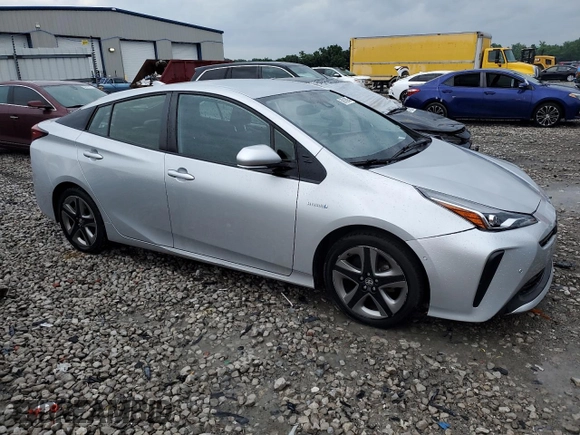 2019 Toyota Prius L Eco с VIN JTDKARFU5K3102626, выставлен на аукционе Copart как лот 58918095 с пробегом 64 930 миль миль и Списание • Salvage title. История ставок и продаж доступна на DreamBid. Изображение 4.
