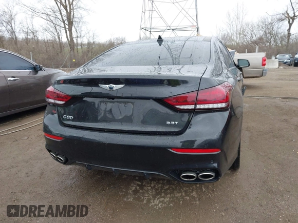 2019 Genesis G80 Sport with VIN KMTFN4JB9KU321079, listed as a IAAI auction lot 41822859 with 71,001 mi miles and . Bid and sale history available at carsss.com. Image 16.
