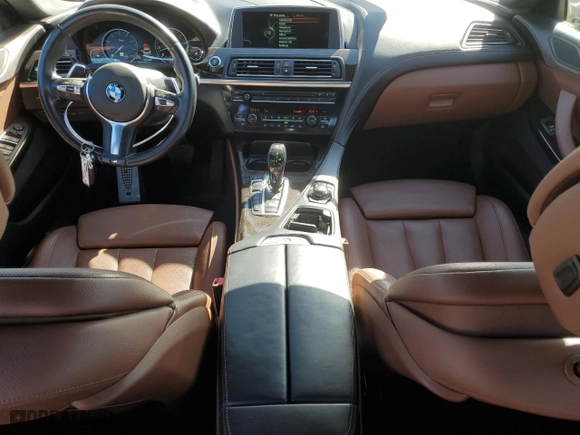 2014 BMW 6 Series 640i xDrive with VIN WBA6B8C56ED452767, listed as a Copart auction lot 76885324 with 99,825 mi miles and Salvage Title. Bid and sale history available at carsss.com. Image 8.