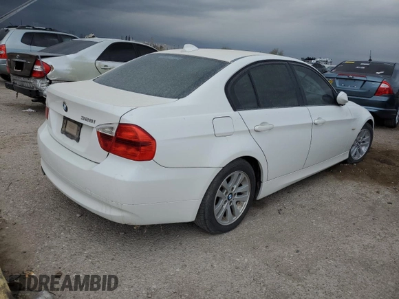 2007 BMW 3 Series 328i with VIN WBAVC535X7FZ71898, listed as a Copart auction lot 88534075 with Not Provided miles and Clean Title. Bid and sale history available at carsss.com. Image 3.