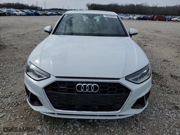 2021 Audi A4 Sedan S line Premium with VIN WAUDAAF49MA031307, listed as a Copart auction lot 45544045 with 27,468 mi miles and Salvage Title. Bid and sale history available at carsss.com. Image 5.