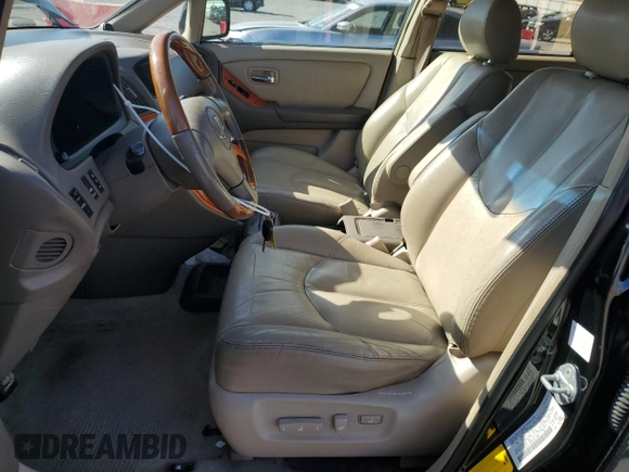 2002 Lexus RX 300 with VIN JTJHF10U820235921, listed as a Copart auction lot 79263424 with 172,959 mi miles and Salvage Title. Bid and sale history available at carsss.com. Image 7.