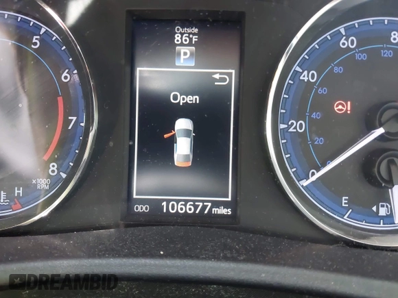 2018 Toyota Corolla L with VIN 2T1BURHE1JC111066, listed as a IAAI auction lot 42215074 with 106,677 mi miles and . Bid and sale history available at DreamBid. Image 16.