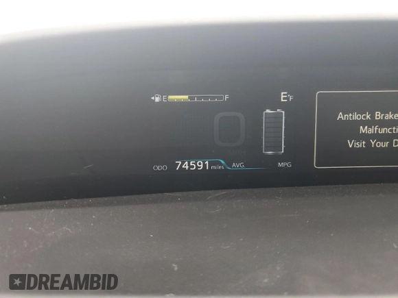 2017 Toyota Prius Two z VIN JTDKARFU7H3031681, wystawiony jako Copart lot #55140775 z przebiegiem 74 591 mil mil oraz Szkoda całkowita • Salvage title. Historia ofert i sprzedaży dostępna na DreamBid. Obrazek 9.