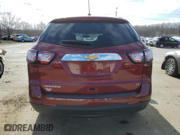 2017 Chevrolet Traverse LT with VIN 1GNKRGKD7HJ126814, listed as a Copart auction lot 47560705 with 101,884 mi miles and Salvage Title. Bid and sale history available at DreamBid. Image 6.
