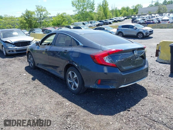 2020 Honda Civic LX z VIN 2HGFC2F61LH567246, wystawiony jako IAAI lot #42290361 z przebiegiem 50 388 mil mil oraz . Historia ofert i sprzedaży dostępna na DreamBid. Obrazek 3.