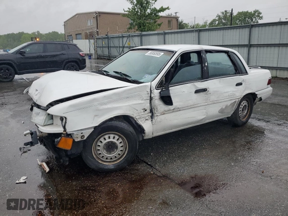 1992 Mercury Topaz GS z VIN 2MEPM36U1NB611321, wystawiony jako Copart lot #56950595 z przebiegiem 54 164 mil mil oraz Szkoda całkowita • Salvage title. Historia ofert i sprzedaży dostępna na DreamBid. Obrazek 1.