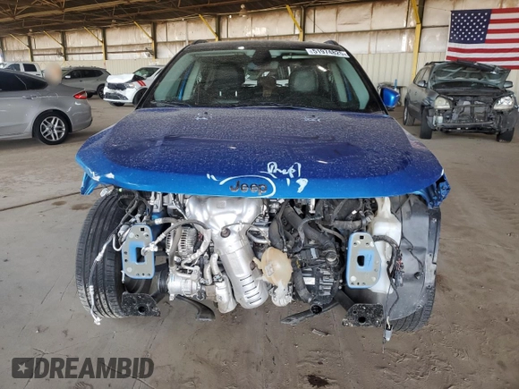 2020 Jeep Compass Latitude with VIN 3C4NJCBB2LT129318, listed as a Copart auction lot 51974825 with 68,330 mi miles and Salvage title. Bid and sale history available at DreamBid. Image 5.