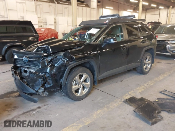 2021 Toyota RAV4 Hybrid LE with VIN 4T3B6RFV2MU048602, listed as a IAAI auction lot 41663576 with 69,404 mi miles. Bid and sale history available at carsss.com. Image 18.