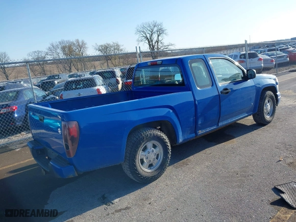 2007 Chevrolet Colorado LS with VIN 1GCCS199X78152281, listed as a IAAI auction lot 41915502 with 235,631 mi miles. Bid and sale history available at carsss.com. Image 4.