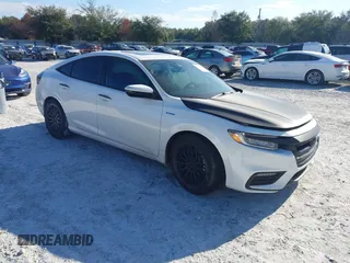 2021 Honda Insight Touring with VIN 19XZE4F92ME003193, listed as a IAAI auction lot 41165953 with Not Provided miles and . Bid and sale history available at carsss.com. Image 1.