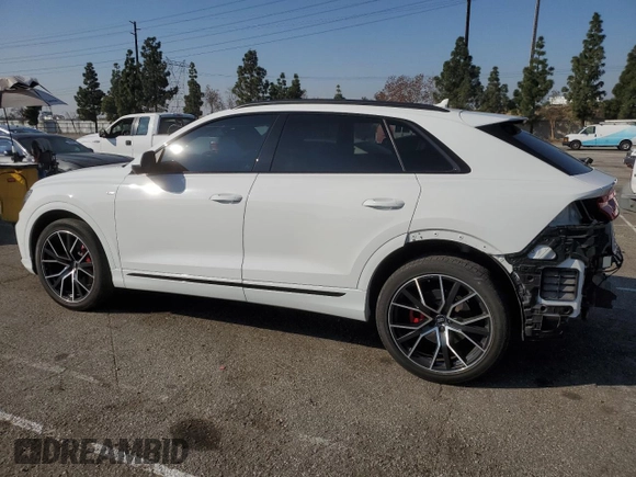2019 Audi Q8 Premium Plus with VIN WA1EVAF1XKD041089, listed as a Copart auction lot 44420035 with 76,508 mi miles and Salvage Title. Bid and sale history available at carsss.com. Image 2.
