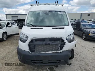 2023 Ford Transit Cargo with VIN 1FTBR1C83PKA24362, listed as a Copart auction lot 58766595 with 7,047 mi miles and Salvage title. Bid and sale history available at DreamBid. Image 5.