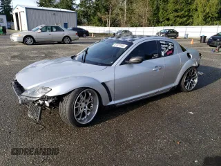 2005 Mazda RX-8 with VIN JM1FE173150149736, listed as a Copart auction lot 87021634 with 90,465 mi miles and Salvage Title. Bid and sale history available at carsss.com. Image 1.