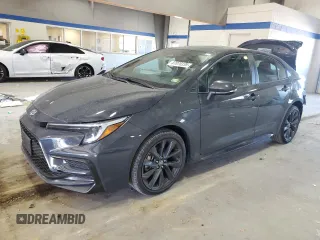 2024 Toyota Corolla SE with VIN 5YFP4MCE0RP185199, listed as a Copart auction lot 47070335 with 50,050 mi miles and Salvage Title. Bid and sale history available at DreamBid. Image 1.