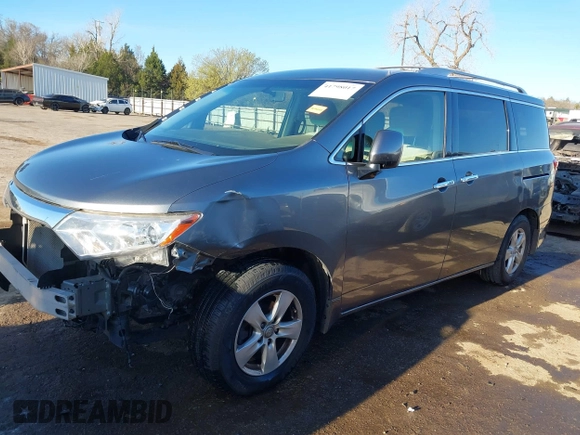 2015 Nissan Quest SV with VIN JN8AE2KP2F9130611, listed as a IAAI auction lot 41798017 with 79,228 mi miles. Bid and sale history available at carsss.com. Image 14.