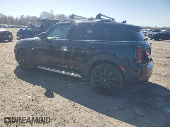 2023 MINI Countryman Cooper S with VIN WMZ83BR06P3P73590, listed as a Copart auction lot 52183235 with 22,108 mi miles and Salvage title. Bid and sale history available at DreamBid. Image 2.