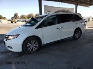 2016 Honda Odyssey EX z VIN 5FNRL5H46GB026519, wystawiony jako Copart lot #57455745 z przebiegiem 109 164 mil mil oraz Szkoda całkowita • Salvage title. Historia ofert i sprzedaży dostępna na DreamBid. Obrazek 1.