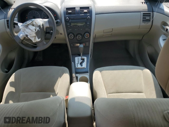2010 Toyota Corolla with VIN 2T1BU4EE1AC496779, listed as a Copart auction lot 62854035 with 158,502 mi miles and Salvage title. Bid and sale history available at DreamBid. Image 8.