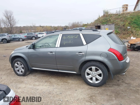 2007 Nissan Murano SL with VIN JN8AZ08TX7W515009, listed as a IAAI auction lot 40735458 with 163,177 mi miles and . Bid and sale history available at carsss.com. Image 14.