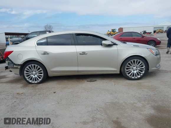 2014 Buick LaCrosse Premium II with VIN 1G4GF5G38EF253691, listed as a IAAI auction lot 41411307 with 141,863 mi miles and . Bid and sale history available at DreamBid. Image 13.