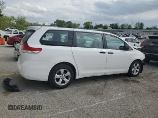 2012 Toyota Sienna with VIN 5TDZK3DC6CS244891, listed as a Copart auction lot 54442055 with 137,680 mi miles and Salvage title. Bid and sale history available at DreamBid. Image 3.