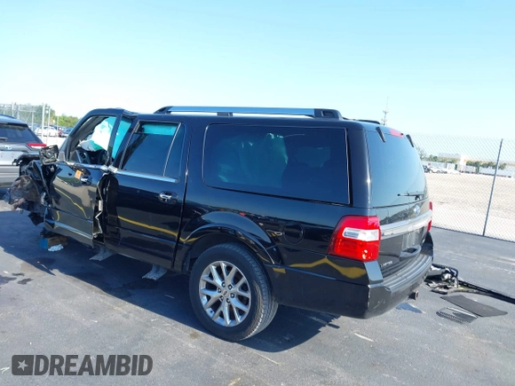 2017 Ford Expedition Max Limited z VIN 1FMJK1KT1HEA57796, wystawiony jako IAAI lot #42267861 z przebiegiem Nie podano mil oraz . Historia ofert i sprzedaży dostępna na DreamBid. Obrazek 3.