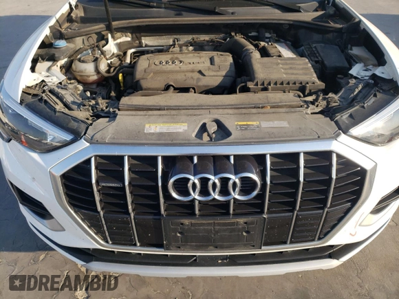2019 Audi Q3 Premium with VIN WA1AECF37K1078324, listed as a Copart auction lot 75601734 with 73,623 mi miles and Salvage Title. Bid and sale history available at carsss.com. Image 12.