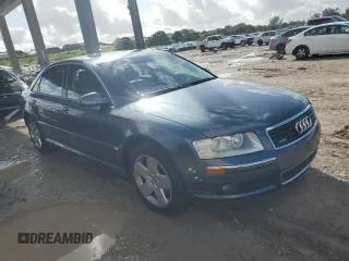 2004 Audi A8 L with VIN WAUML44E84N004731, listed as a Copart auction lot 85649384 with 60,503 mi miles and Salvage Title. Bid and sale history available at carsss.com. Image 4.