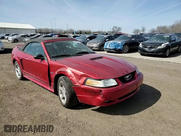 2000 Ford Mustang GT with VIN 1FAFP45X0YF160297, listed as a Copart auction lot 48213075 with 155,033 mi miles and Salvage Title. Bid and sale history available at carsss.com. Image 11.