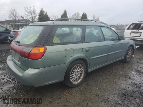 2003 Subaru Legacy L with VIN 4S3BH635537303847, listed as a Copart auction lot 86665654 with 186,301 mi miles and Clean title. Bid and sale history available at DreamBid. Image 3.