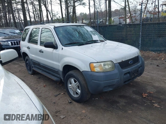 2003 Ford Escape XLS Popular with VIN 1FMYU021X3KC76123, listed as a IAAI auction lot 41844824 with 185,036 mi miles and . Bid and sale history available at DreamBid. Image 1.