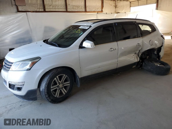 2016 Chevrolet Traverse LT z VIN 1GNKRHKD6GJ321694, wystawiony jako Copart lot #53086425 z przebiegiem 127 502 mil mil oraz Szkoda całkowita • Salvage title. Historia ofert i sprzedaży dostępna na DreamBid. Obrazek 1.