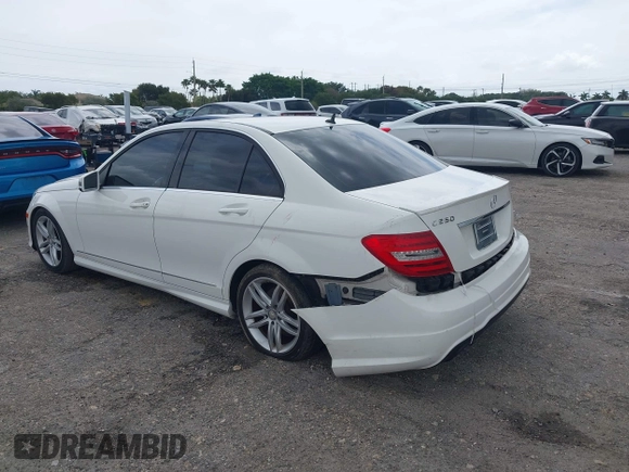 2014 Mercedes-Benz C 250 Sport with VIN WDDGF4HBXEA941179, listed as a IAAI auction lot 42015129 with 76,684 mi miles and . Bid and sale history available at carsss.com. Image 3.