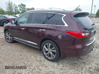 2015 Infiniti QX60 with VIN 5N1AL0MM7FC521700, listed as a IAAI auction lot 42310389 with 144,217 mi miles and . Bid and sale history available at DreamBid. Image 3.