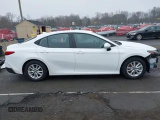 2025 Toyota Camry LE with VIN 4T1DAACK1SU504839, listed as a IAAI auction lot 41845964 with 11,934 mi miles and . Bid and sale history available at DreamBid. Image 14.