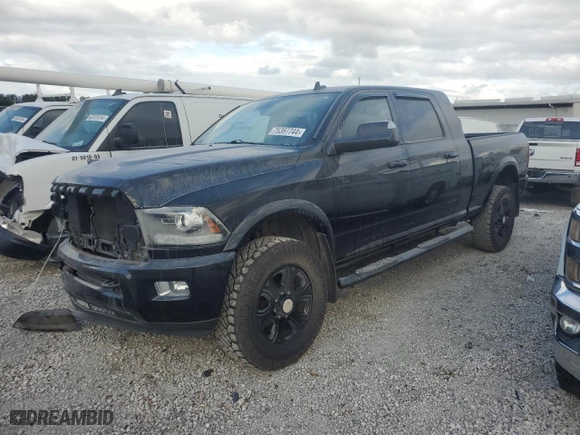 2015 Ram 2500 Laramie with VIN 3C6UR5NJ9FG538844, listed as a Copart auction lot 75397744 with 142,469 mi miles and Salvage Title. Bid and sale history available at carsss.com. Image 1.