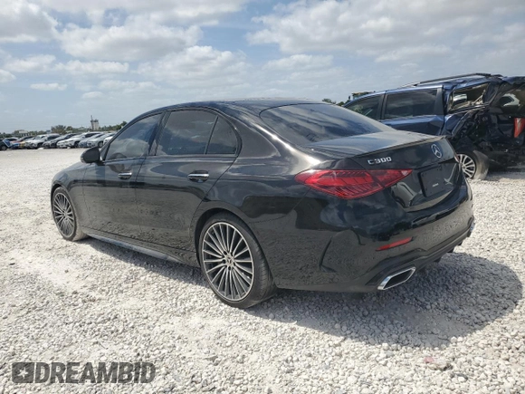 2023 Mercedes-Benz C 300 с VIN W1KAF4GB3PR111512, выставлен на аукционе Copart как лот 53541375 с пробегом Не указан миль и На запчасти • Non repairable. История ставок и продаж доступна на DreamBid. Изображение 2.
