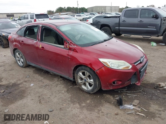 2014 Ford Focus SE with VIN 1FADP3F27EL455723, listed as a IAAI auction lot 41423868 with 96,436 mi miles. Bid and sale history available at carsss.com. Image 1.