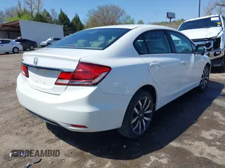 2015 Honda Civic EX-L with VIN 19XFB2F97FE041196, listed as a IAAI auction lot 41951880 with 95,797 mi miles and . Bid and sale history available at DreamBid. Image 4.