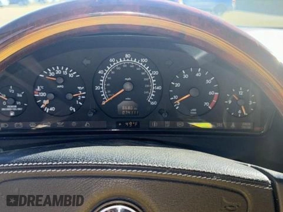 1998 Mercedes-Benz SL with VIN WDBFA76FXWF160788, listed as a Copart auction lot 47500955 with 74,111 mi miles and Clean title. Bid and sale history available at DreamBid. Image 8.