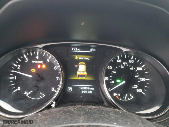 2015 Nissan Rogue SV with VIN KNMAT2MT5FP529018, listed as a Copart auction lot 86018044 with 120,809 mi miles and Salvage Title. Bid and sale history available at carsss.com. Image 9.