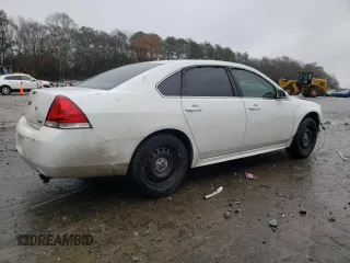 2013 Chevrolet Impala Police with VIN 2G1WD5E33D1167437, listed as a Copart auction lot 44645065 with 91,126 mi miles and Salvage Title. Bid and sale history available at carsss.com. Image 3.