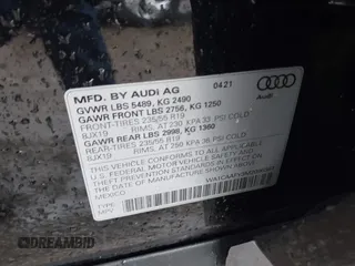 2021 Audi Q5 Prestige z VIN WA1CAAFY3M2096367, wystawiony jako IAAI lot #41724952 z przebiegiem 39 097 mil mil oraz . Historia ofert i sprzedaży dostępna na DreamBid. Obrazek 9.