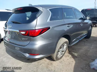 2019 Infiniti QX60 PURE with VIN 5N1DL0MM7KC552081, listed as a IAAI auction lot 41835686 with 156,587 mi miles. Bid and sale history available at carsss.com. Image 4.