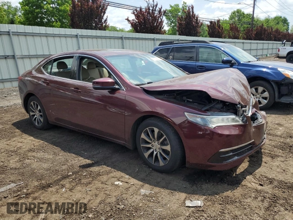 2016 Acura TLX with VIN 19UUB1F34GA007865, listed as a Copart auction lot 61728575 with 123,938 mi miles and Salvage title. Bid and sale history available at DreamBid. Image 4.