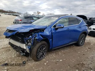 2025 Lexus NX with VIN 2T2HKCEZ9SC038658, listed as a Copart auction lot 79882084 with 1,323 mi miles and Salvage Title. Bid and sale history available at carsss.com. Image 1.