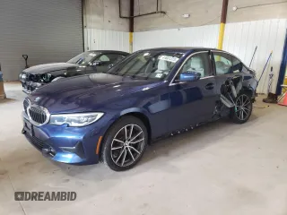 2020 BMW 3 Series 330i xDrive with VIN 3MW5R7J09L8B10961, listed as a Copart auction lot 41601373 with 20,951 mi miles. Bid and sale history available at carsss.com. Image 1.