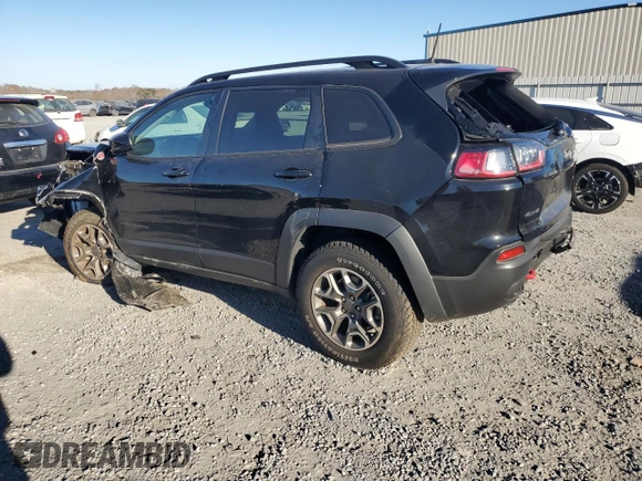 2022 Jeep Cherokee Trailhawk with VIN 1C4PJMBX5ND549237, listed as a Copart auction lot 83760264 with 24,756 mi miles and Salvage Title. Bid and sale history available at carsss.com. Image 2.