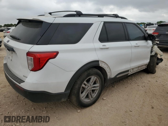 2020 Ford Explorer XLT z VIN 1FMSK7DH3LGA91252, wystawiony jako Copart lot #53439885 z przebiegiem 49 644 mil mil oraz Szkoda całkowita • Salvage title. Historia ofert i sprzedaży dostępna na DreamBid. Obrazek 3.